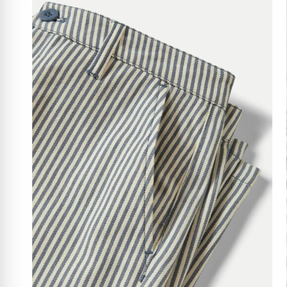 Brixton Railroad Stripe Straight Leg Jeans | Size 24 - Picture 4 of 13